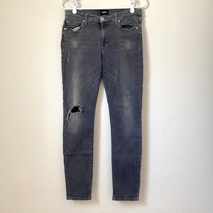 Hudson Nico Mid Rise Super Skinny Ankle Jeans